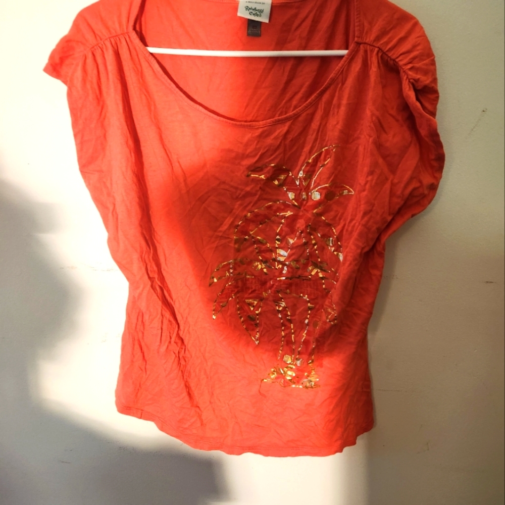 Rainforest cafe womens shirt size XXL